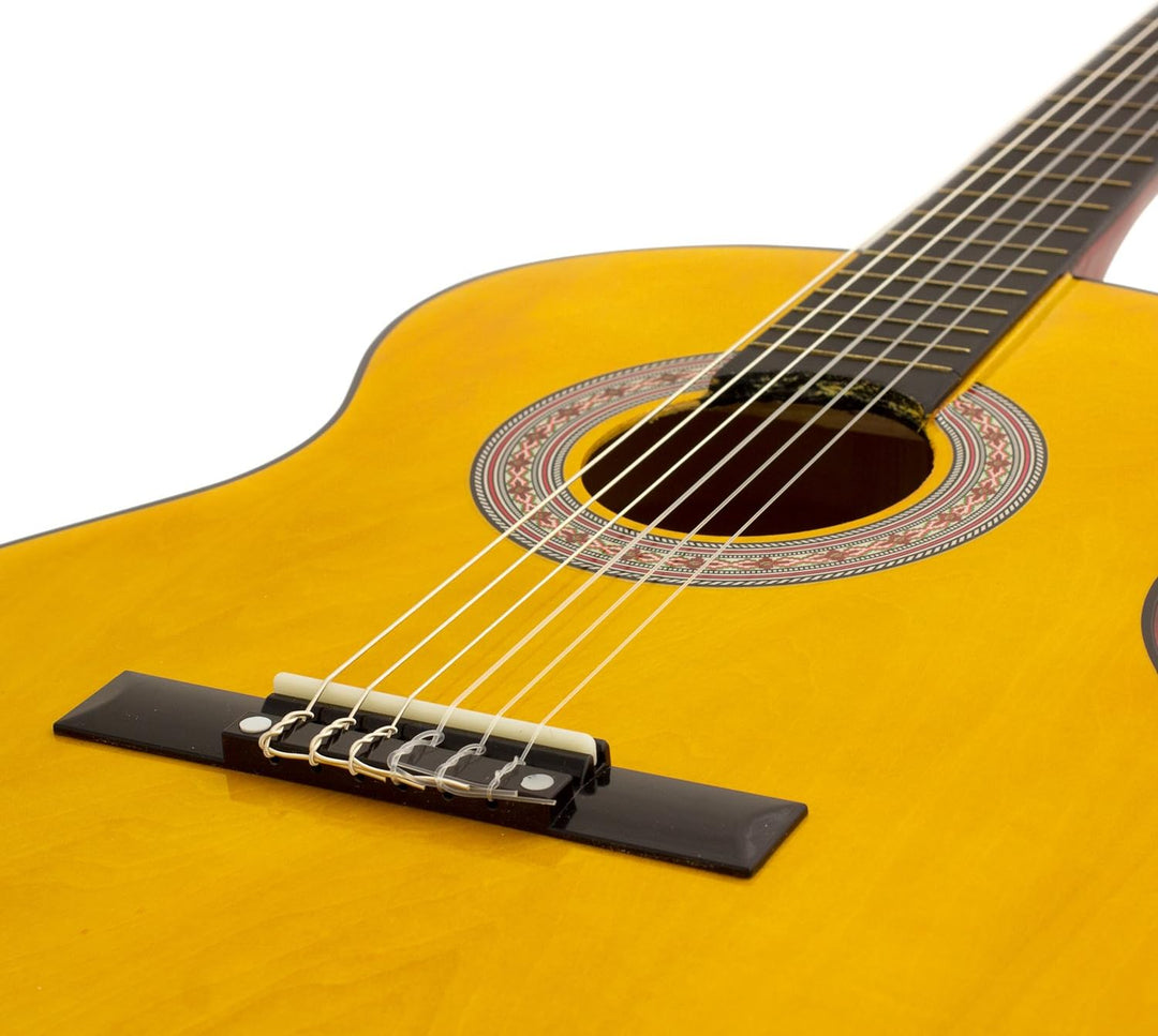 Mad About CLG1-12-PACK Set Klassische Spanische Gitarre, 1/2 Grösse, für Kinder - jetzt mit kostenlo