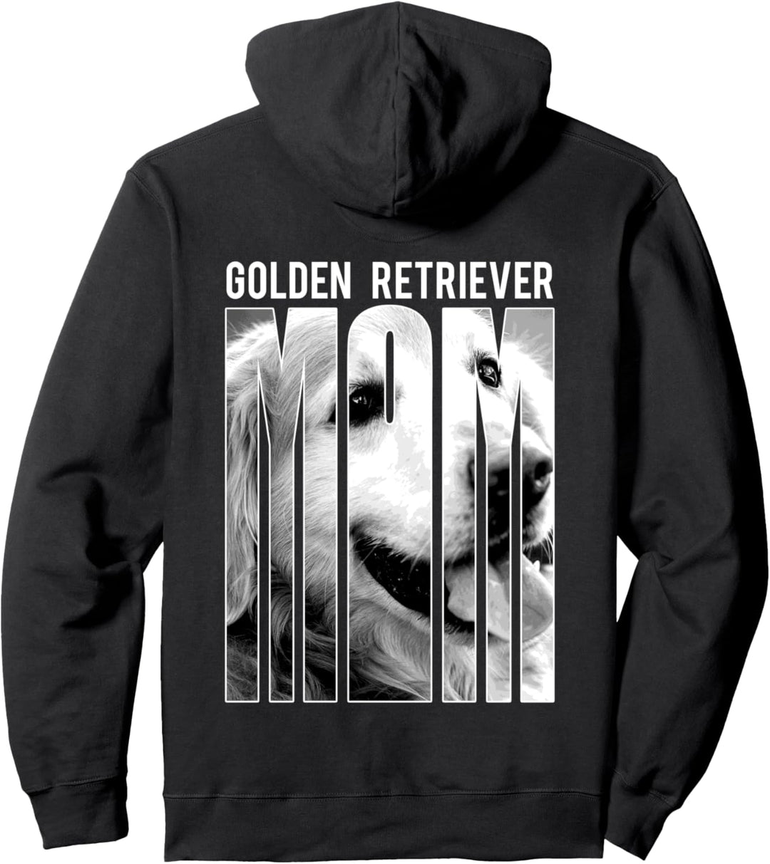 Dog Mom Golden Retriever - Hunde Mama Pullover Hoodie
