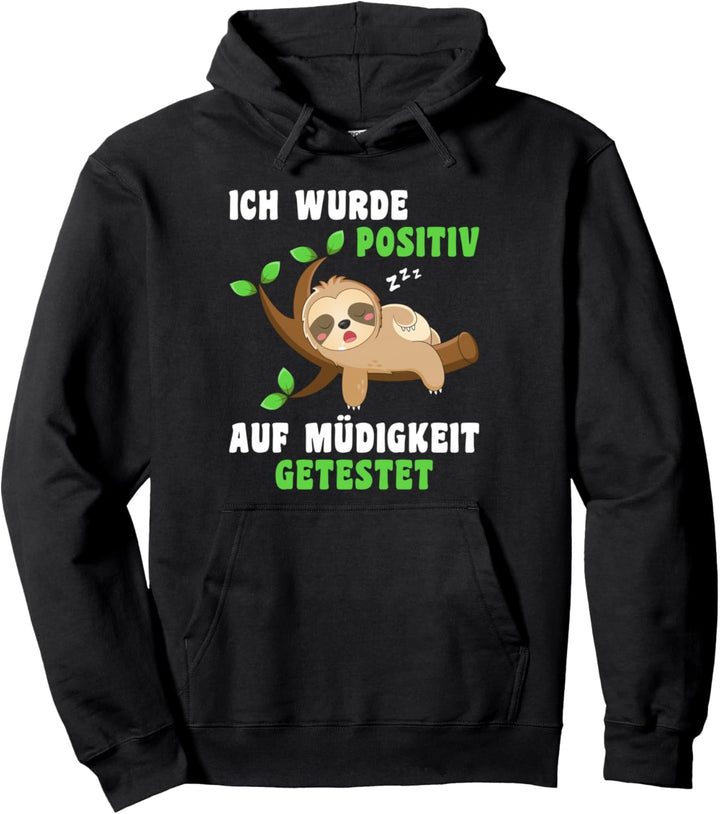 Faultier Schlafshirt Damen Herren Kinder Lustiges Faultier Pullover Hoodie