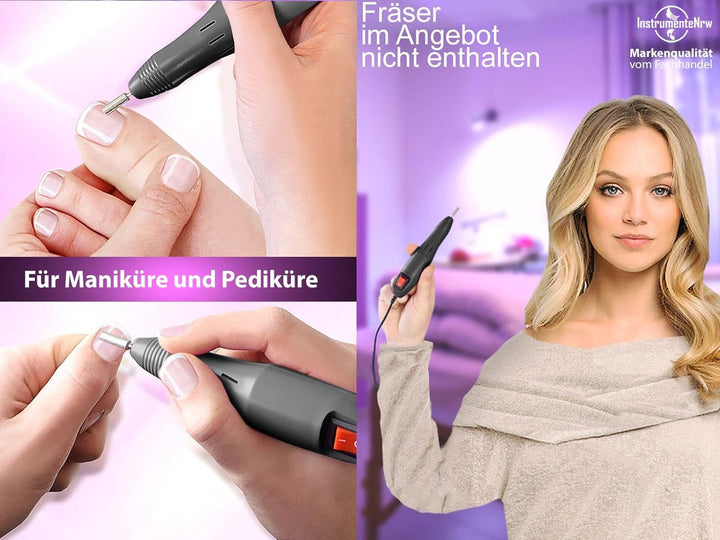 Ersatz Handstück für Fusspflegegerät Pediküre Maniküre Handteil für Nagelfräser