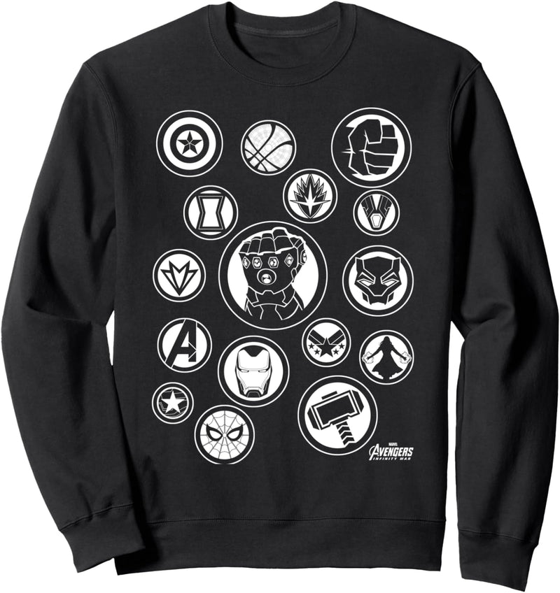 Marvel Avengers Infinity War Tonal Hero Icon Sweatshirt