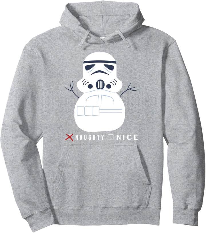 Star Wars Storm Trooper Naughty Snowman Christmas Pullover Hoodie