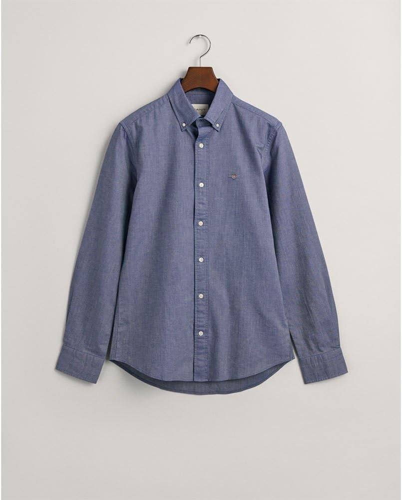 GANT Herren Slim Oxford Shirt Hemd S Persian Blue, S Persian Blue