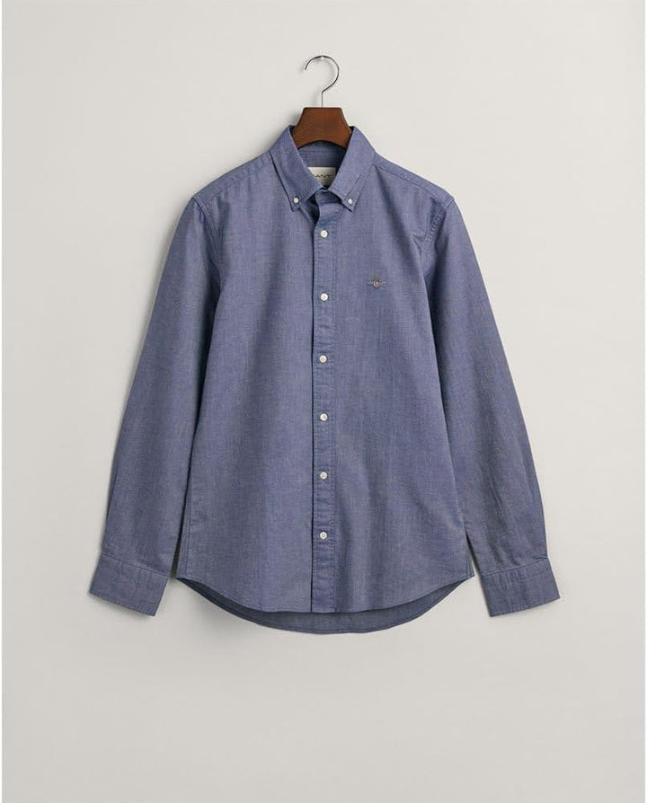 GANT Herren Slim Oxford Shirt Hemd S Persian Blue, S Persian Blue