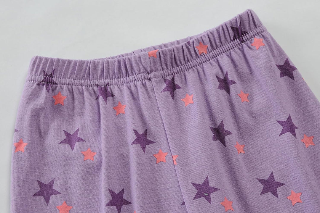 EULLA Kinder Schlafanzüge Mädchen Langarm Winter Pyjama Set Baumwolle Meerjungfrau Einhorn Prinzessi