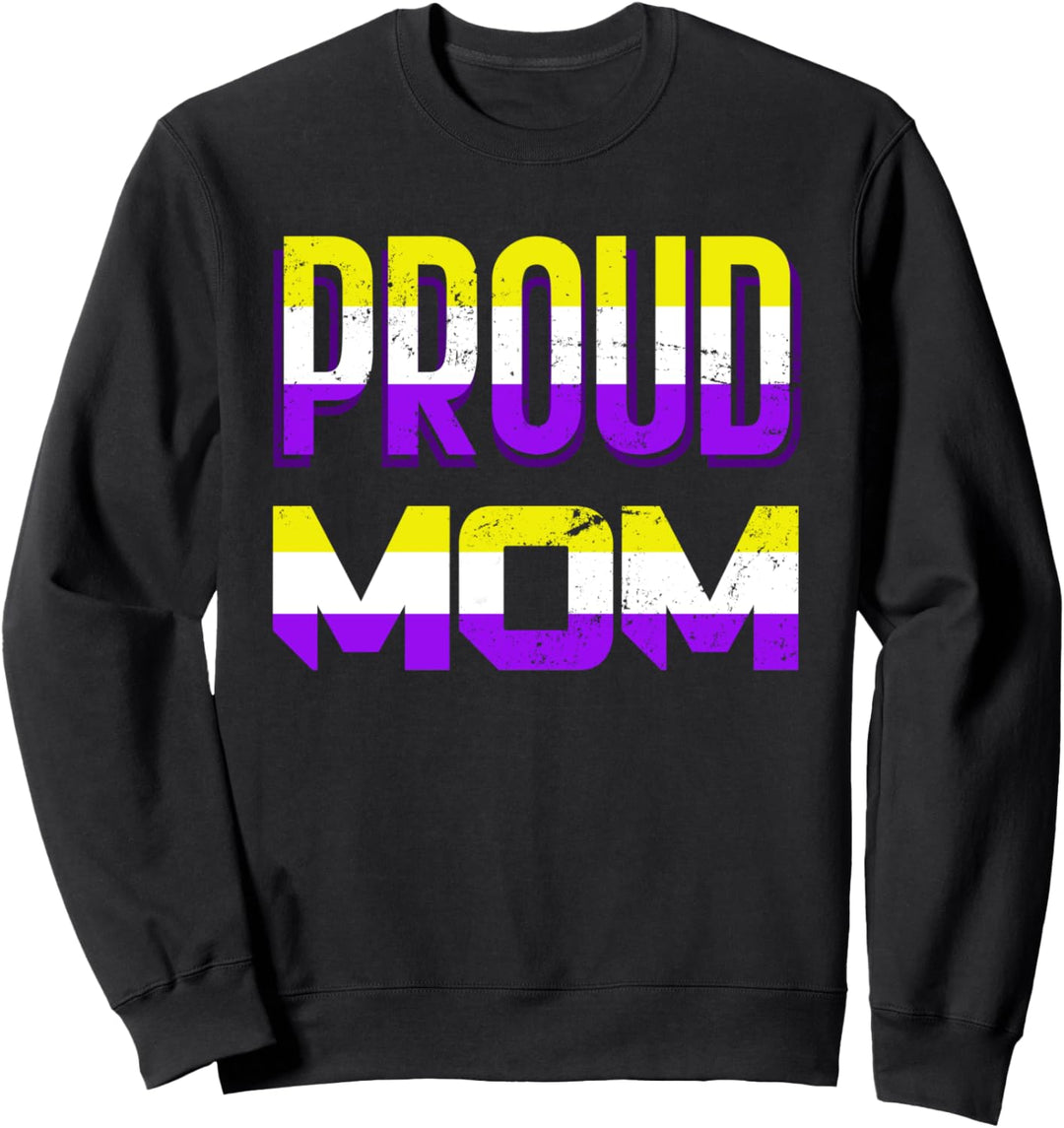 Genderfluid Stolze Mama Muttertag Geschenk Nicht Binär Sweatshirt