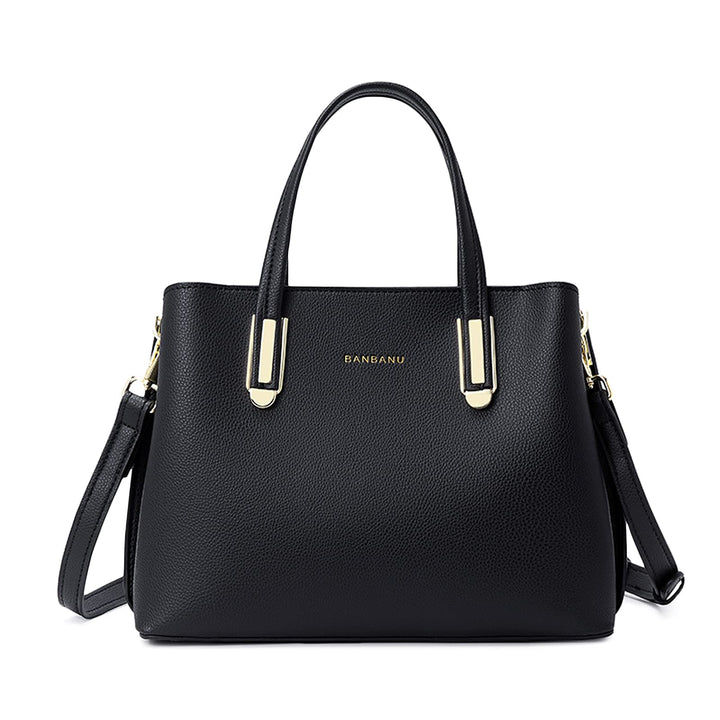 FANDARE Umhängetaschen Elegante Schultertasche Damen Handtasche Frauen PU Leder Wasserdicht Grosse K