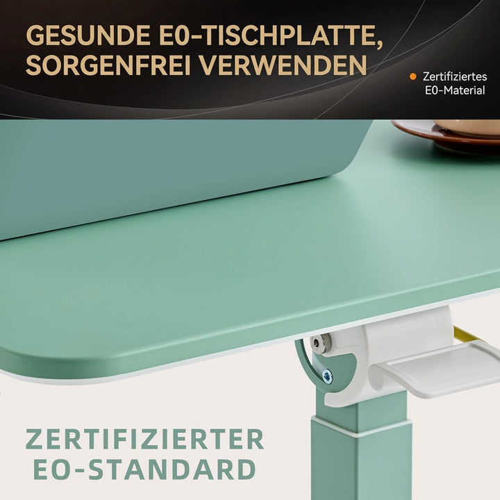 MUSSO AnyDesk D7 Mobiler Laptoptisch höhenverstellbar (75-108cm), Klappbarer Stehpult mit 0-90° neig