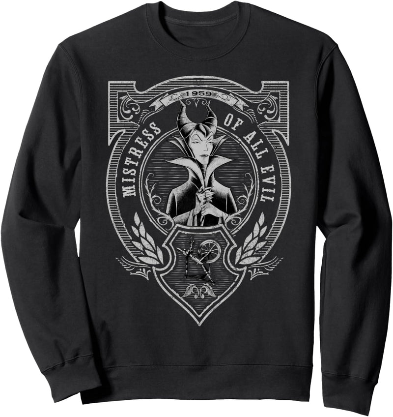 Disney Sleeping Beauty Maleficent Mistress Of All Evil Logo Sweatshirt