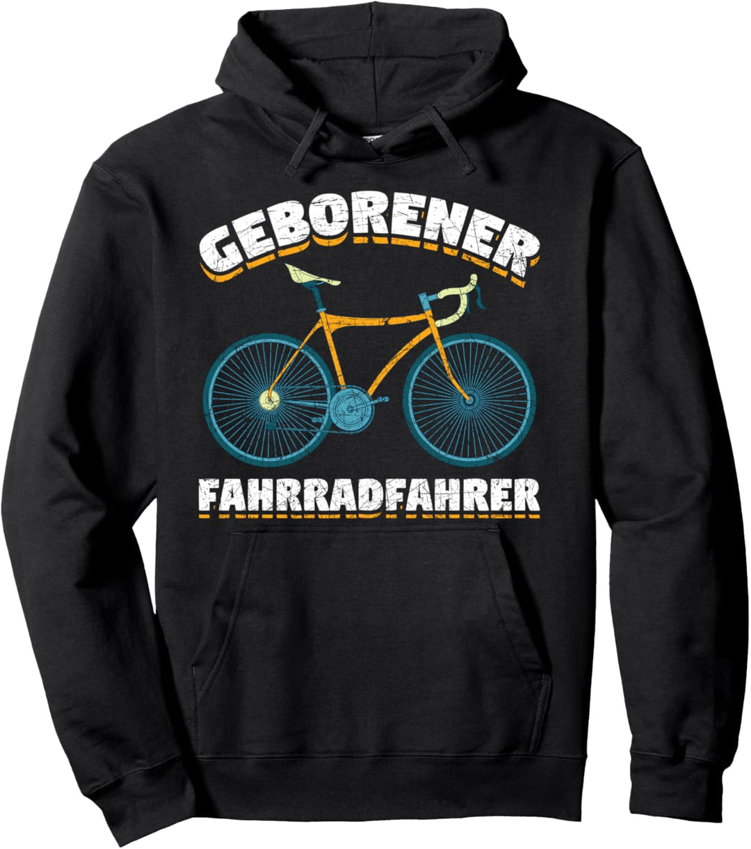 Geborener Fahrradfahrer Radfahrer Rennrad Lustiges Fahrrad Pullover Hoodie