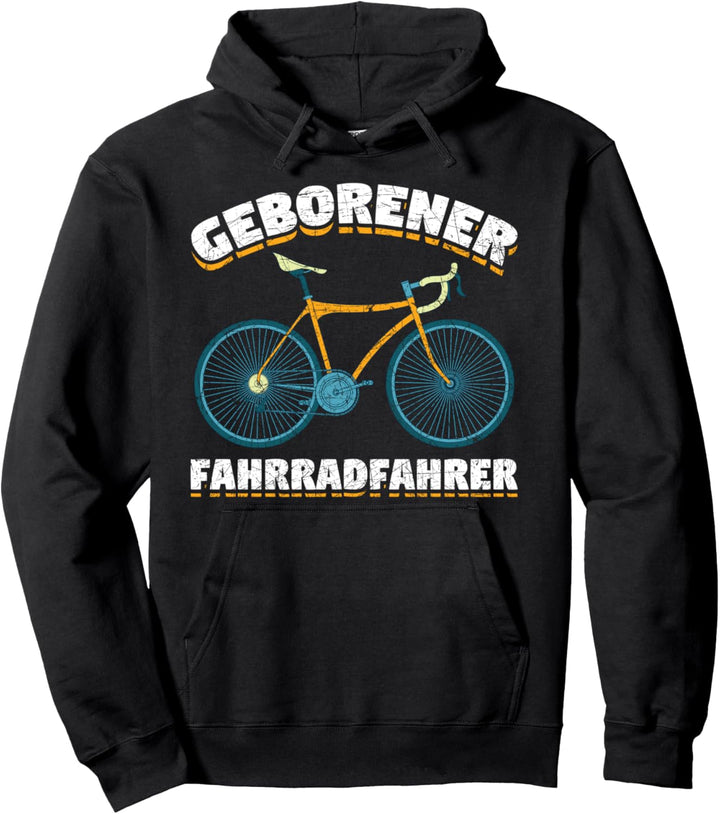 Geborener Fahrradfahrer Radfahrer Rennrad Lustiges Fahrrad Pullover Hoodie