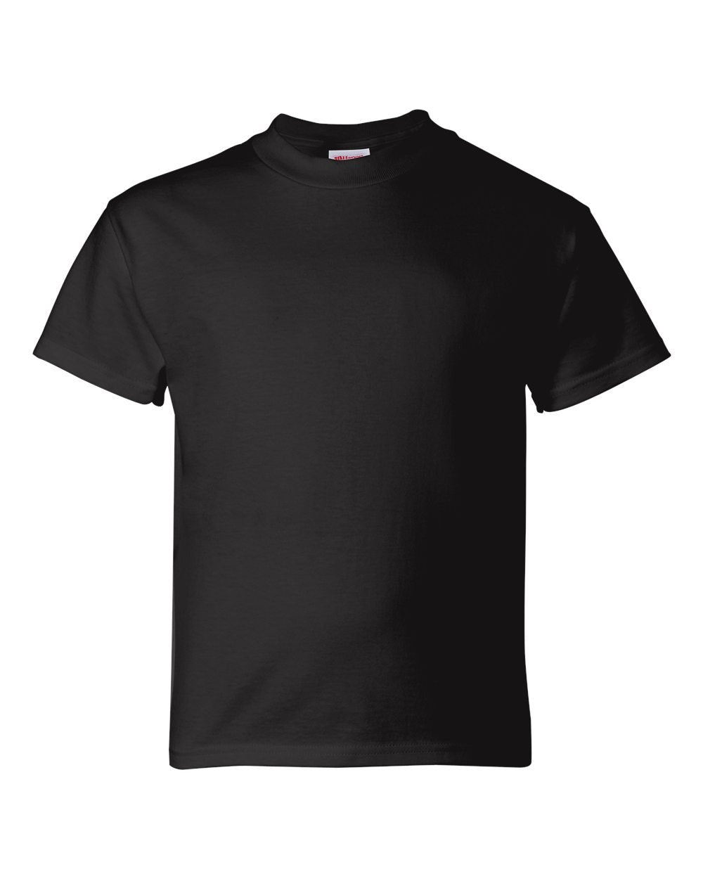 Jungen TAGLESS? ComfortSoft? Crewneck T-Shirt (XS, Schwarz)