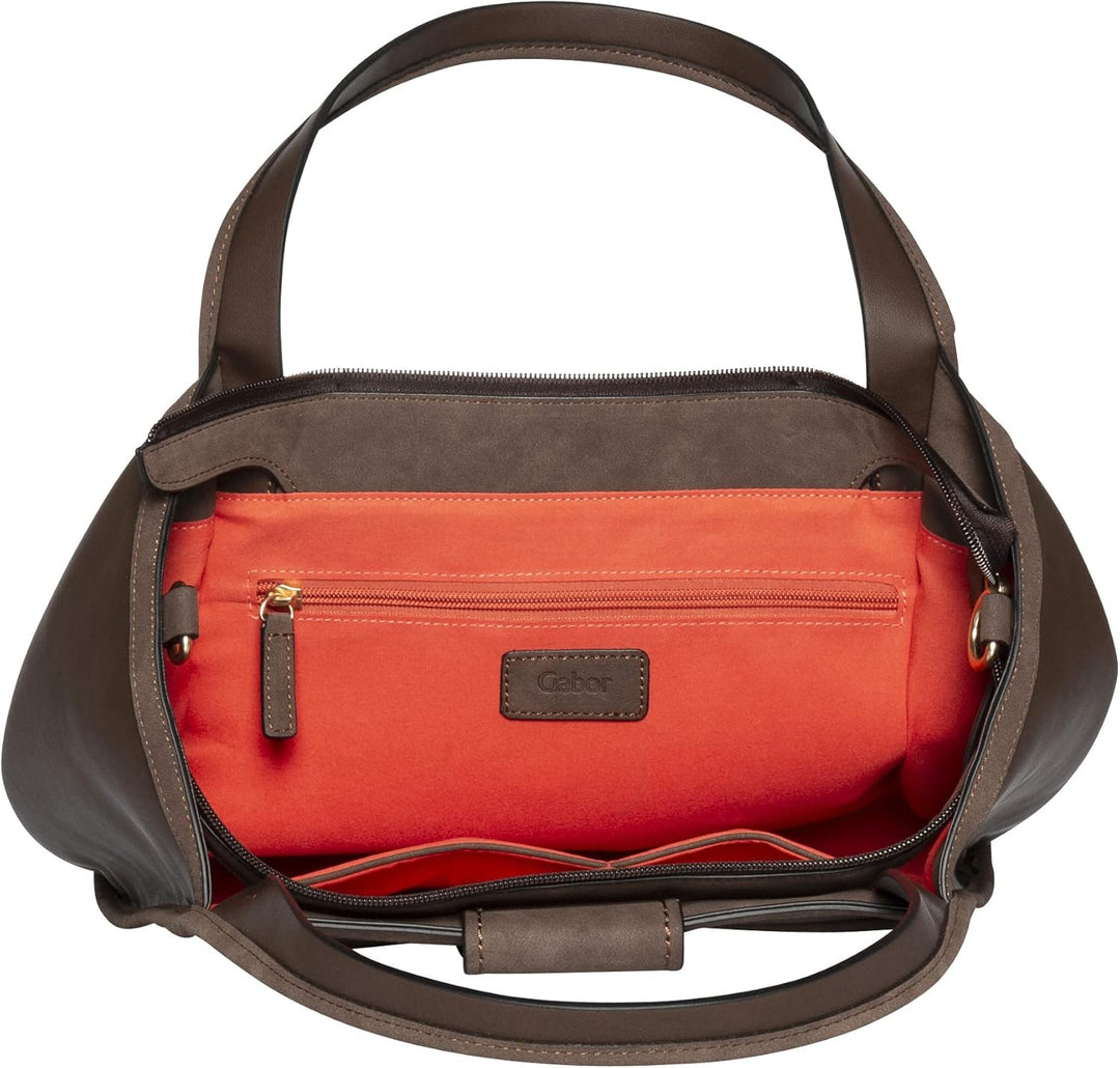 Gabor Damen Beverly Shopper Dark Brown, Dark Brown