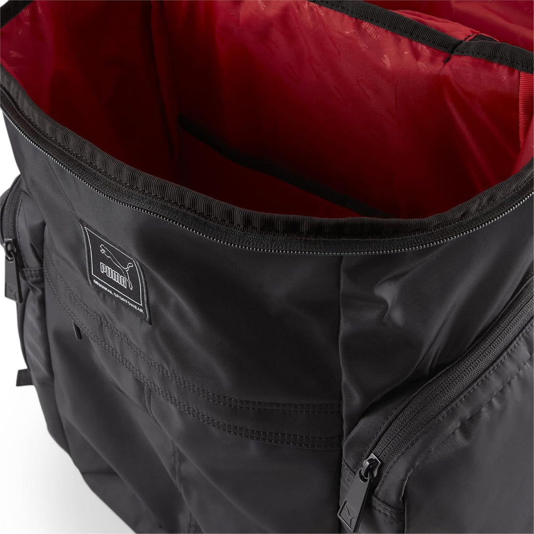 PUMA Unisex Classics Lv8 gewebter Rucksack, Schwarz, Einheitsgrösse