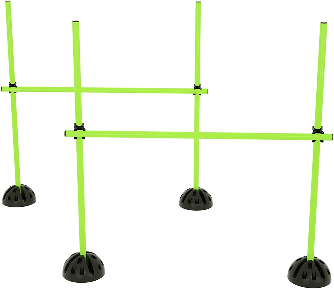 Multi Sprungstangen-Set Trainingsstangen für konditionelles Agility Training Sprungkraft Slalom Set