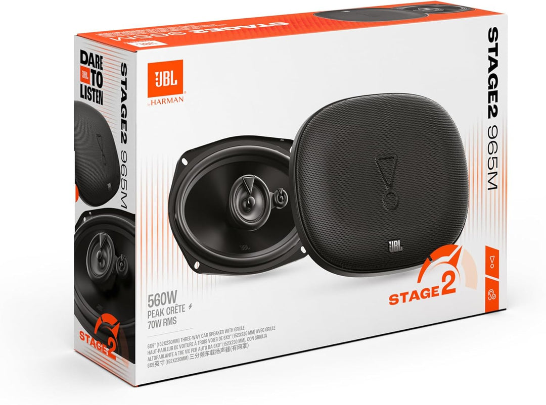 JBL Stage2 GEN2 965M 3-Wege Lautsprecher Auto Oval 152x229mm (6x9 Zoll): von Harman Kardon Car HiFi