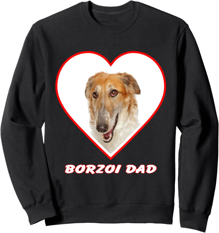 Borzoi Dog Dad Sweatshirt