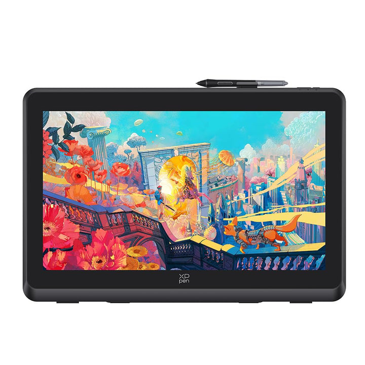 XPPen Artist 22 Plus Grafiktablett mit 16K Druckstufen, 22Zoll Display, Digitales Zeichentablett mit