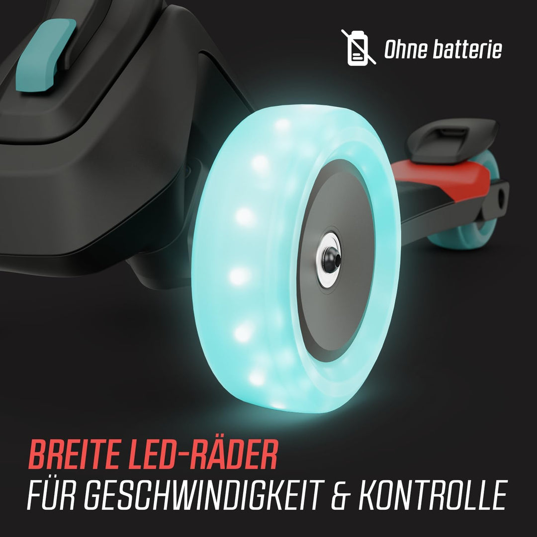 Kinderroller BERG Nexo, Kinderscooter ab 2 Jahre, Dreiradscooter, Höhenverstellbar, Faltbar Lenker,
