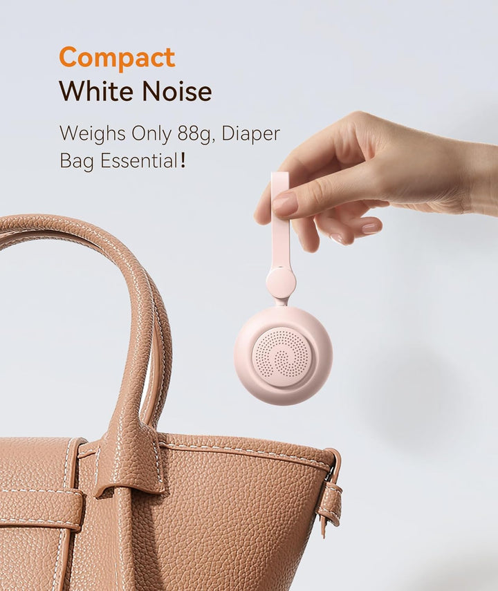 Dreamegg Sleep Lite 1 White Noise Machine Baby - Tragbares Weisses Rauschen Baby mit 19 Klänge, Eins