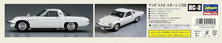 Hasegawa HC2 1/24 Mazda Cosmo Sport L108, Mehrfarbig