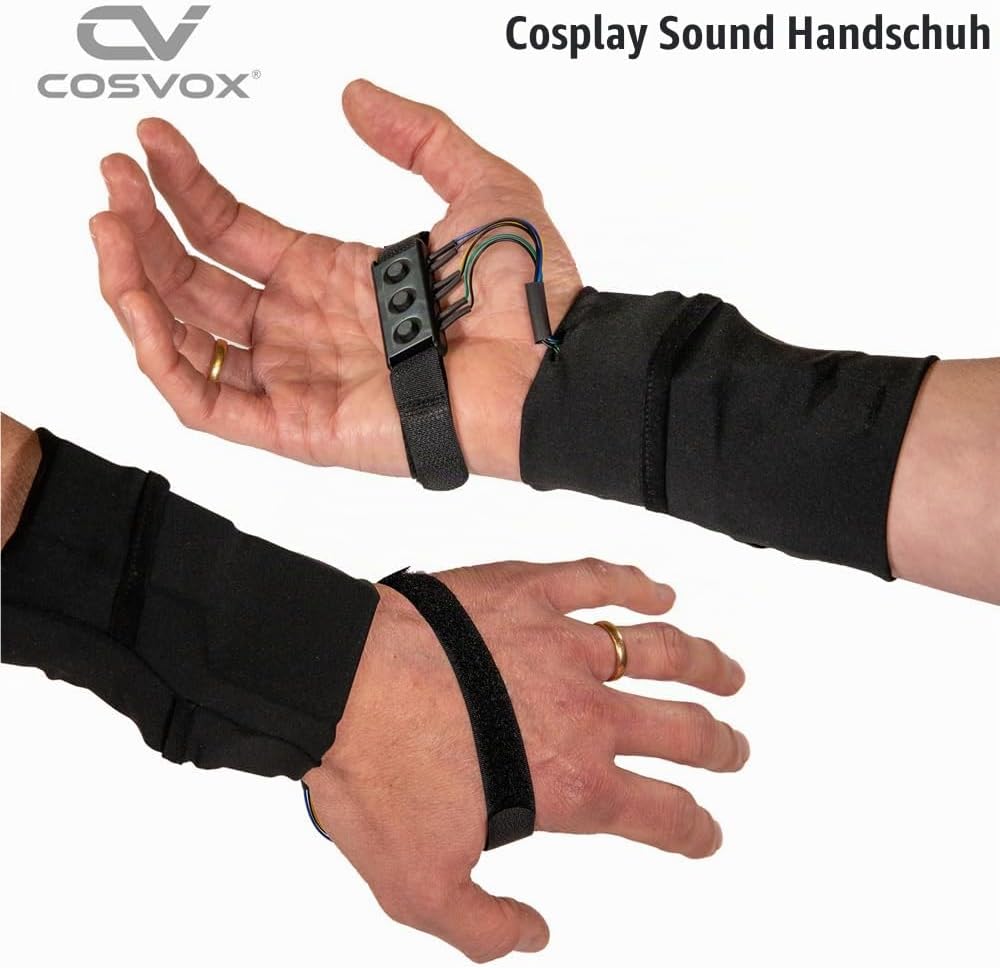 Cosplay Soundeffekte Handschuh Palm Modul. Kreieren Sie Ihren eigenen DIY-Klanghandschuh. 8 MB Speic