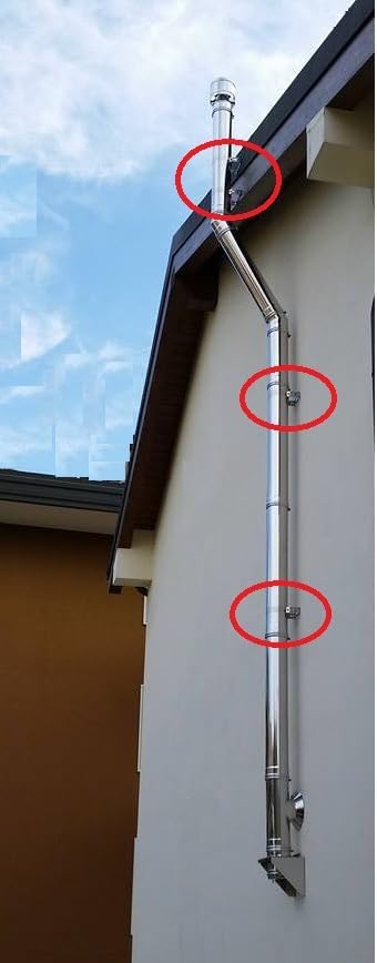 Befestigungshalsband aus schwerem Edelstahl, verstellbar, für Rohrleitungen (Ø 150 mm)