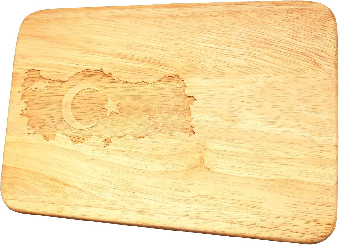 Frühstücksbrettchen Türkei Brotbrett Türkiye Gravur