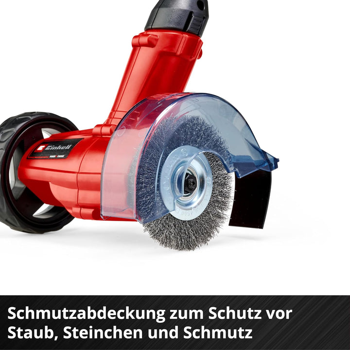 Einhell Akku-Fugenreiniger GE-CC 18 Li Kit Power X-Change (stufenloser Teleskop-Führungsholm, wechse