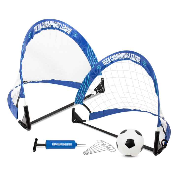 Hy-Pro Offiziell Lizenziertes UEFA Champions League Skills Tor-Set – 2 Geschicklichkeitsziele, 10,2