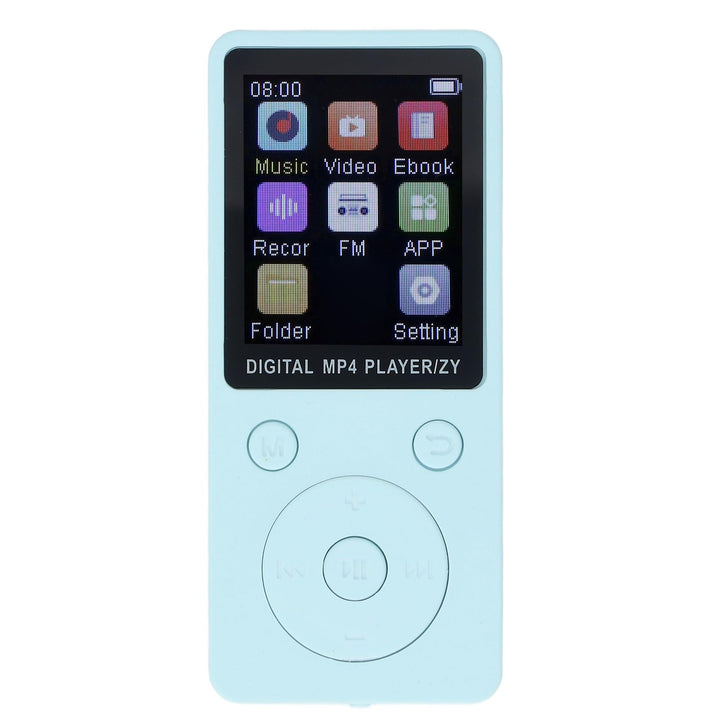 MP3-Player mit Bluetooth, HiFi-Sound, 1,8-Zoll-Bildschirm, Tragbarer Musik-Player mit Kopfhörern, Ra