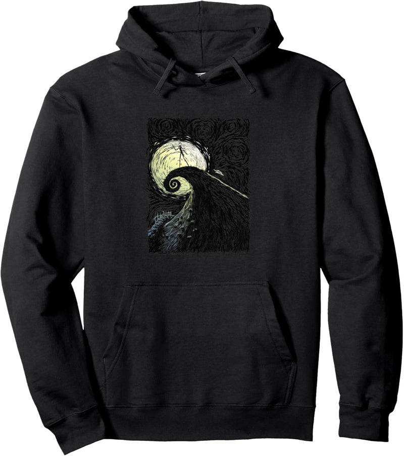 Disney The Nightmare Before Christmas Spirale Hill Portrait Pullover Hoodie