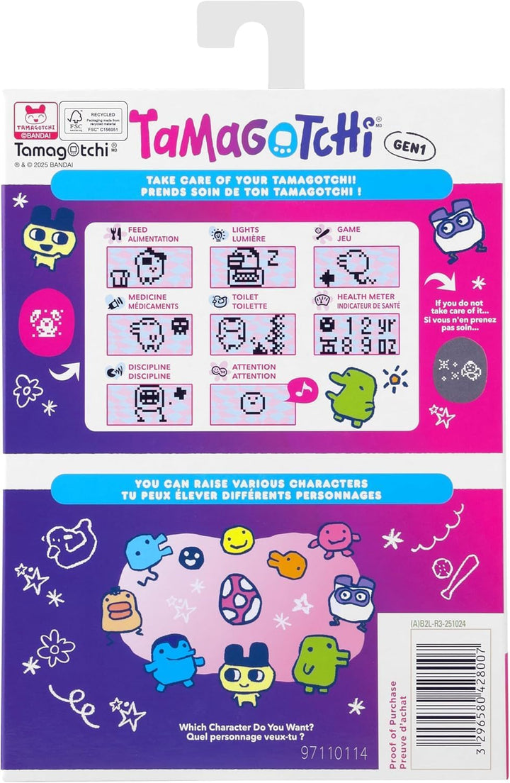 Bandai Tamagotchi Original Tama Smile Virtuelles Tier, Mehrfarbig, 42991, elektronisches Spielzeug a