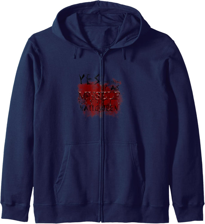 Ja, angezogen wie ich Lustiges Halloween Fun T Shirt Kapuzenjacke