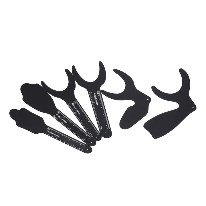 Dental Photo Contrast, Dentalhintergrund Foto Kontrast Board, 6pcs Intraoral Photographic Schwarzer