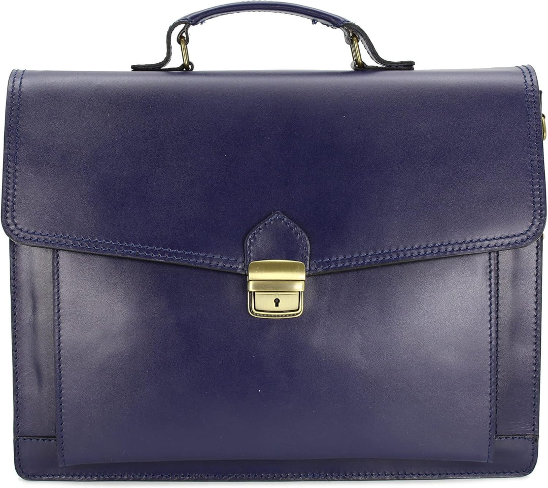 Belli Design Bag D italienische Leder Businesstasche Arbeitstasche Messenger Aktentasche Lehrertasch