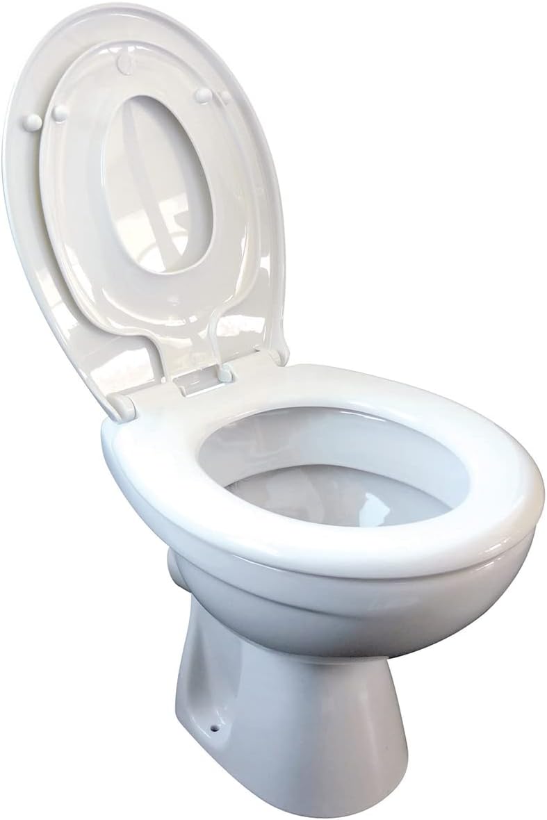 Gelco Design 707997 Bambino WC-Sitz mit integriertem Sitz für Kinder anzubringen und Absenkautomatik