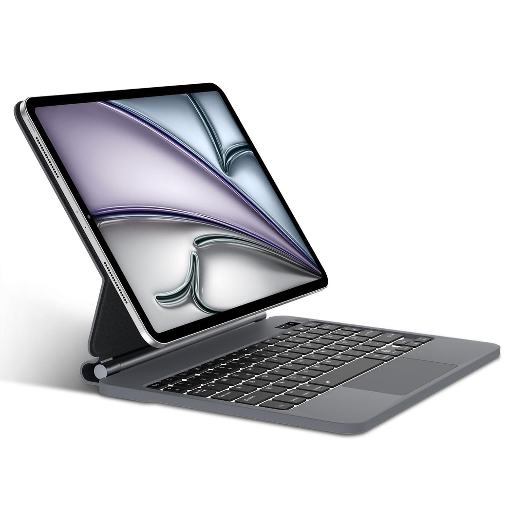 NEW VISION Magic Keyboard iPad Air 11 Zoll (M3/M2) 2025/2023, Tastatur für Pro 11 Zoll 4./3./2./1. u