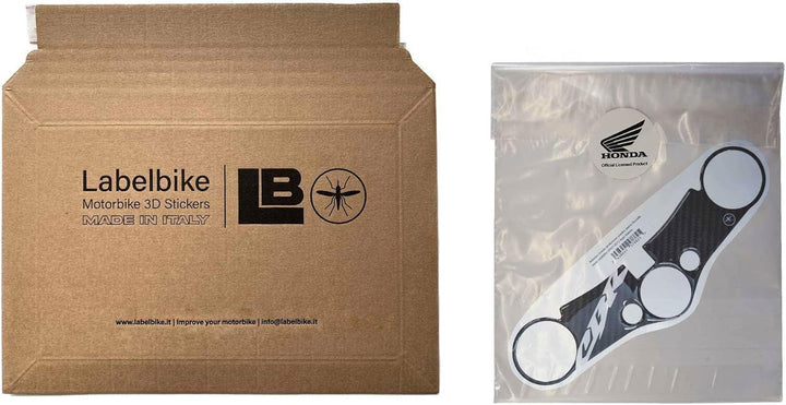 labelbike - 3D Aufkleber Motorrad Lenkgabelplatte Schutz und Dekoration aus Harz mit offizieller Liz