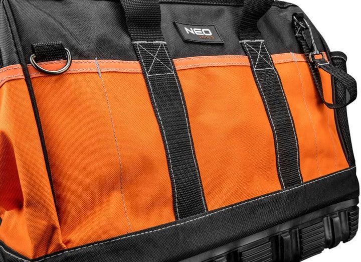 NEO TOOLS Werkzeugtasche 40 x 22 x 33 cm, Nylon 600D 8 Innentaschen, 14 Aussentaschen, wasserdichter