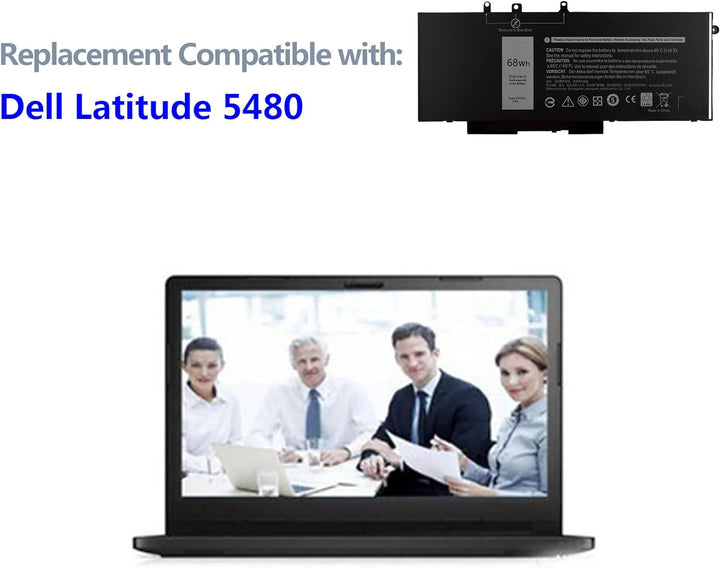 Swark Laptop Akku GJKNX Replacement Komplett with Latitude 5480 5580 5280 5590 5490 E5480 E5580 E549