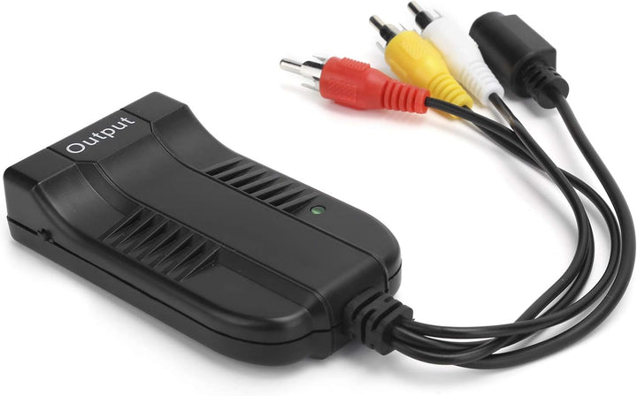 S-Video to Hdmi Converter, Video Konverter S Video Auf Hdmi 3 RCA Composite Adapter mit MäNnlichem S