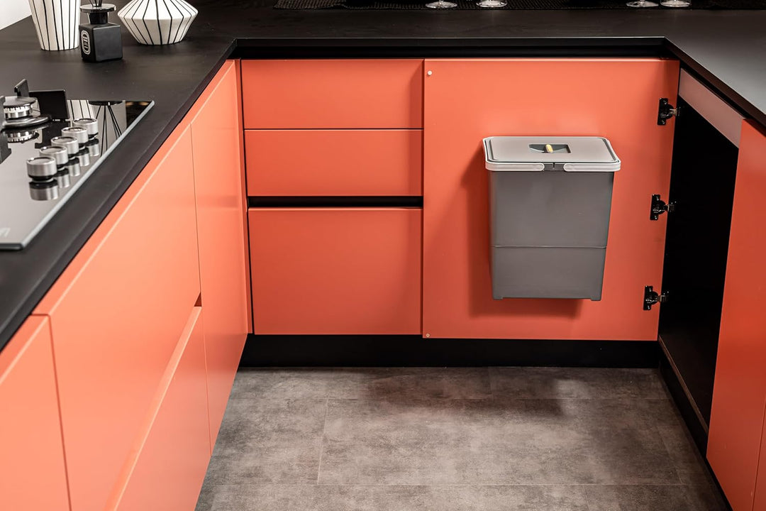 Elletipi Easy 2.0 PBD SP SG34 Mülleimer aus recyceltem Kunststoff, für jeden Raum, Fassungsvermögen