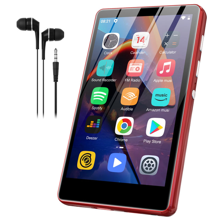 SWOFY 80GB MP3 Player with Bluetooth and WiFi, 4.0 Inch Touchscreen MP3 MP4 Player portablem Stereo,