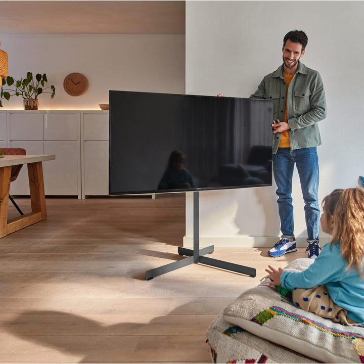 Vogels TVS 3690 TV-Ständer für 40-77 Zoll Fernseher, Max. 50 kg, Schwenkbar bis zu 90 Grad, Max. VES
