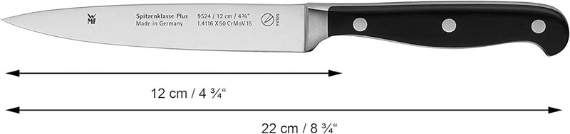 WMF Spitzenklasse Plus Spickmesser 22 cm, Made in Germany, Messer geschmiedet, Performance Cut, Spez