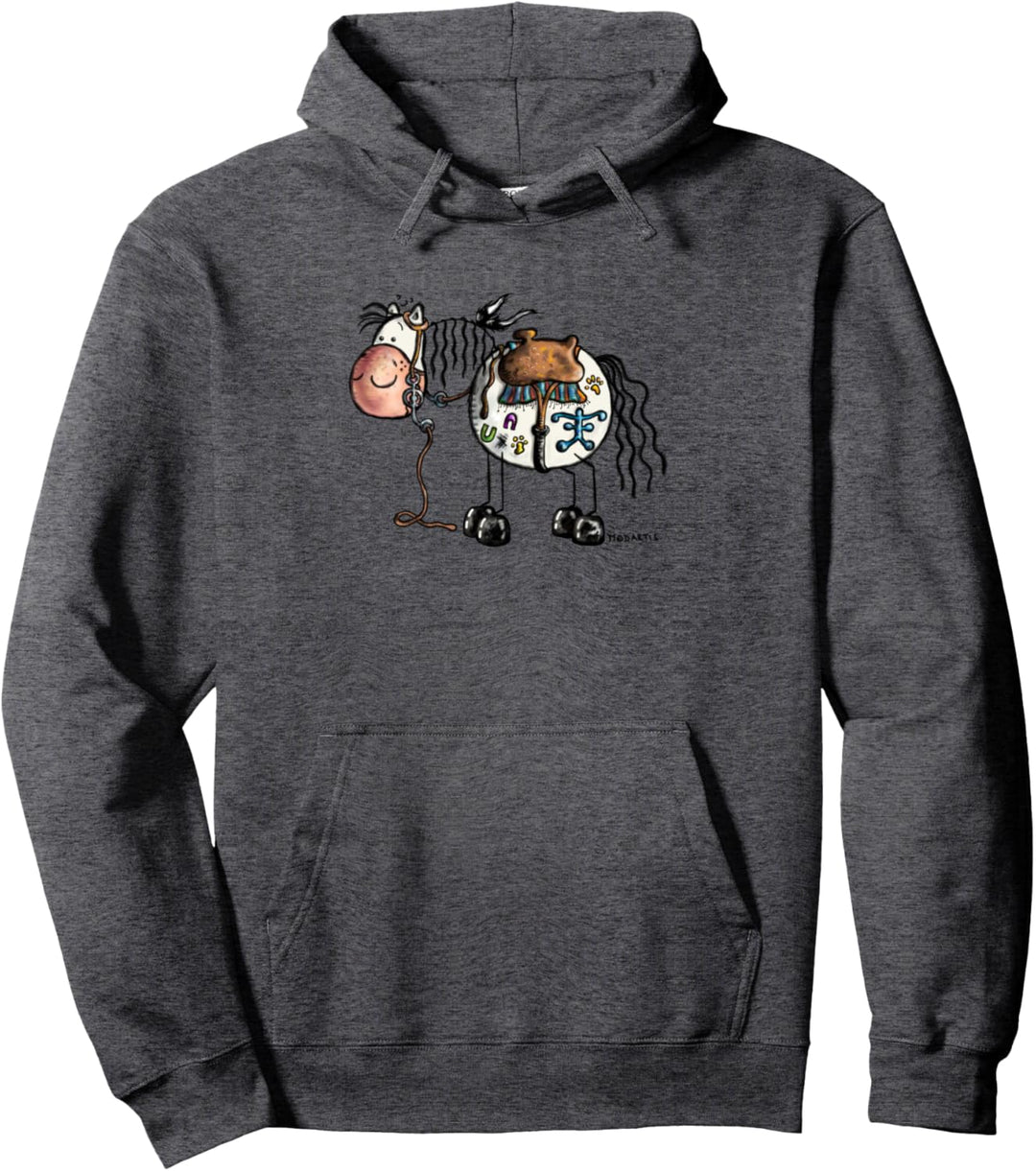 Happy Westernpferd I Westernreiten Appaloosa Pferd Fun Pullover Hoodie