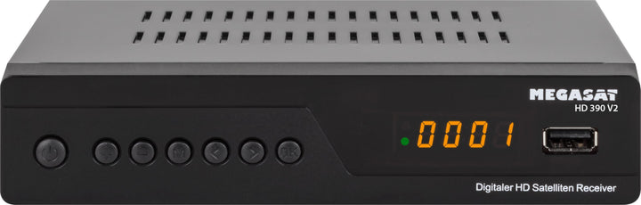Megasat HD 390 DVB-S2 HD Sat Receiver schwarz | Unicable I & II tauglich