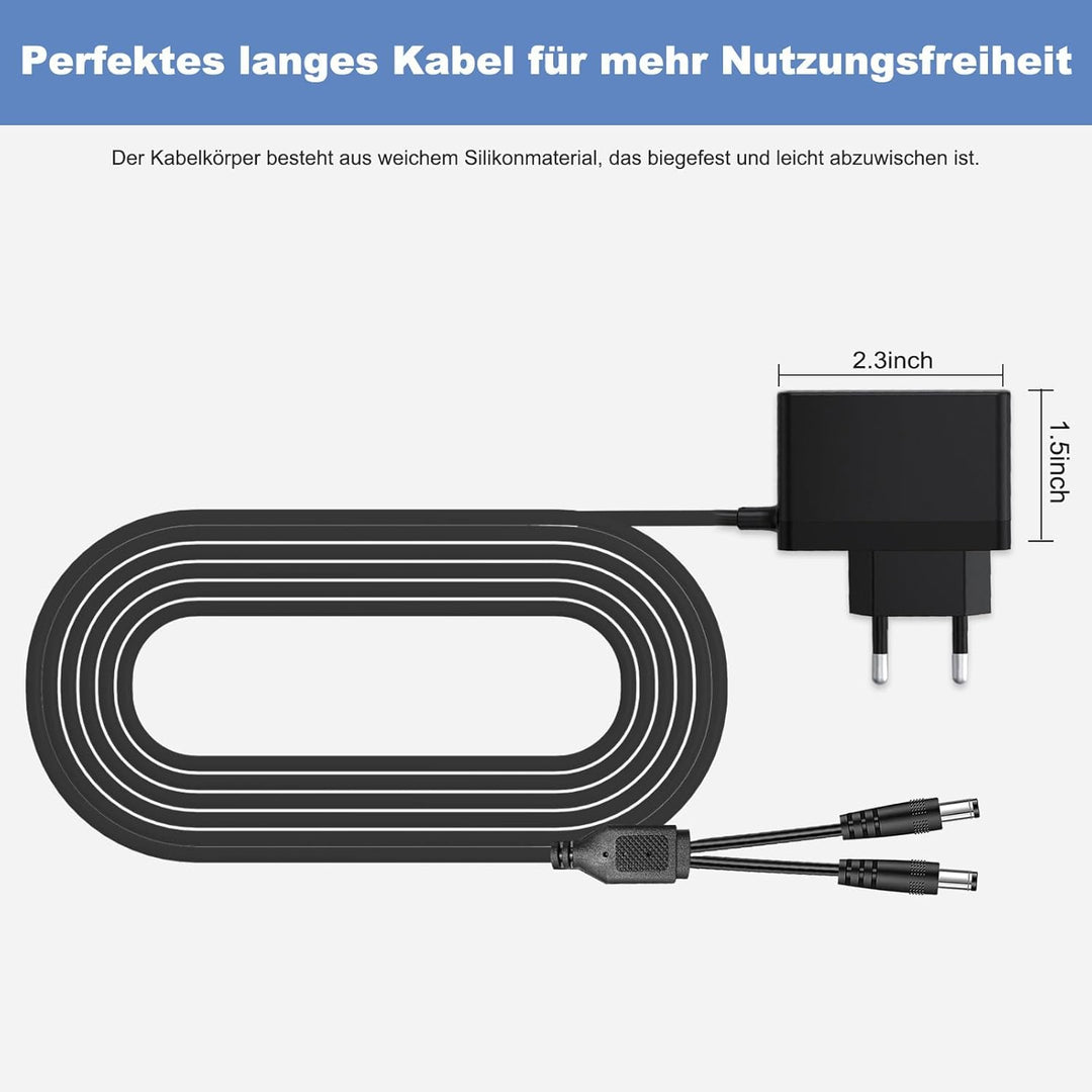 8.4V 2A Netzteil Ladegerät Kompatibel mit Thermrup beheizbare Handschuhe und Einlegesohle Ladegeräte