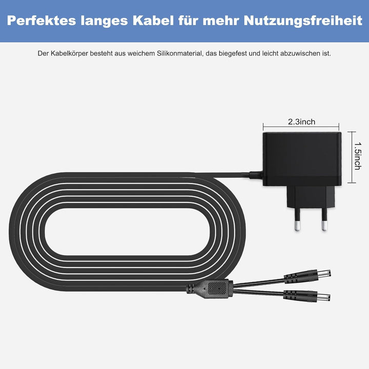 8.4V 2A Netzteil Ladegerät Kompatibel mit Thermrup beheizbare Handschuhe und Einlegesohle Ladegeräte